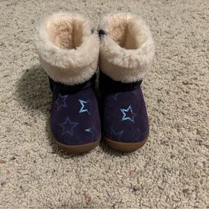 UGG Kids Boots in Purple with Star Design